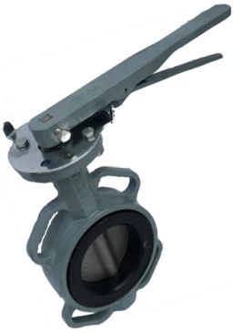 Затвор дисковый поворотный ABRA Ду300 Ру16 BUV-VF863D, межфланцевый, корпус - чугун, диск - нержавеющая сталь, рукоятка, NBR в Туле