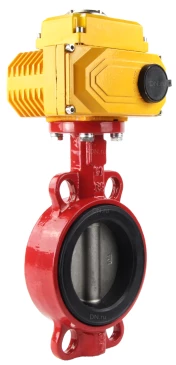 Затвор дисковый поворотный ABRA Ду250 Ру16 BUV-VF866D, межфланцевый, корпус - чугун, диск - нержавеющая сталь, с электроприводом, EPDM в Туле